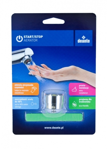 Deante MŰANYAG START-STOP PERLÁTOR, 24MM, ADAPTER GYŰRŰVEL ABAU4PDZ