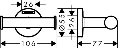 Hansgrohe Logis Universal 5 az 1-ben szett 41728000