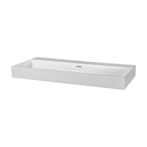 Marmy BELLAGIO SLIM 100x46 cm öntött márvány mosdó két csaplyukkal 80 7991 10 12 10