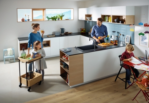 Hansgrohe S510-F660 beépített mosogató 660 grafitfekete 43313170