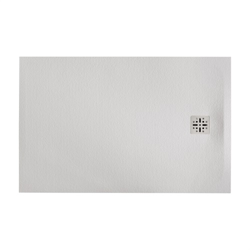 Marmy Dolomite Prada White öntött márvány zuhanytálca 90x140 cm, matt fehér, 80 7853 90 14 50