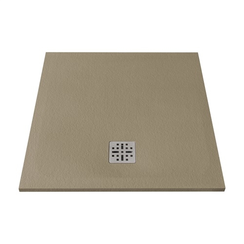 Marmy Dolomite öntött márvány zuhanytálca 90x90 cm, matt latte 80 7642 90 90 56
