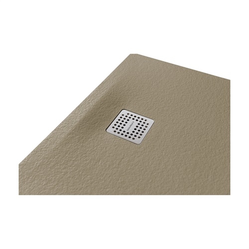 Marmy Dolomite öntött márvány zuhanytálca 90x90 cm, matt latte 80 7642 90 90 56