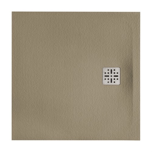 Marmy Dolomite öntött márvány zuhanytálca 90x90 cm, matt latte 80 7642 90 90 56