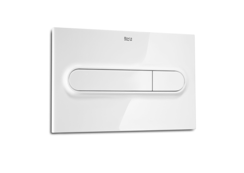 Roca PL1 DUAL kétmennyiséges nyomólap, fehér A890095000