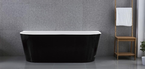 Wellis Calabria Black 170x80 cm szabadonálló kád, WK00138