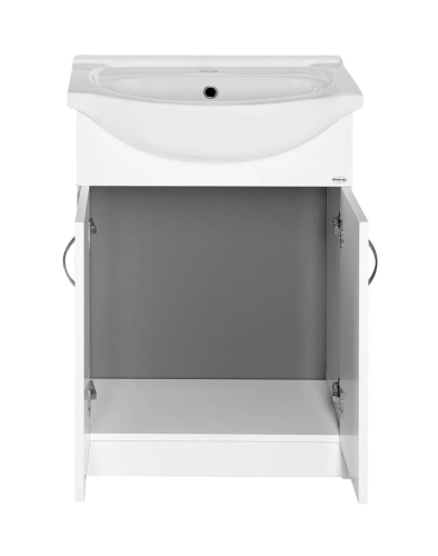 AQUALINE SIMPLEX ECO 55 mosdótartó szekrény HF055 mosdóval 53x83,5x30,7cm (SIME550)