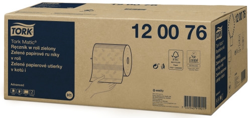 Tork Matic zöld tekercses kéztörlő (6 db tekercs) 120076