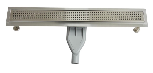 Wellis Square W-Drain prémium rozsdamentes acél zuhanyfolyóka szett, 700 mm WE00084
