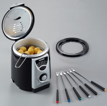 Severin olajsütő és fondue készlet 850 W FR2408