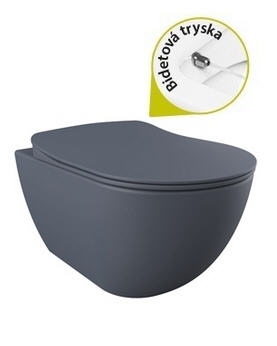 Creavit BIDÉ 2in1 fali wc bidével matt szürke- FE320.S
