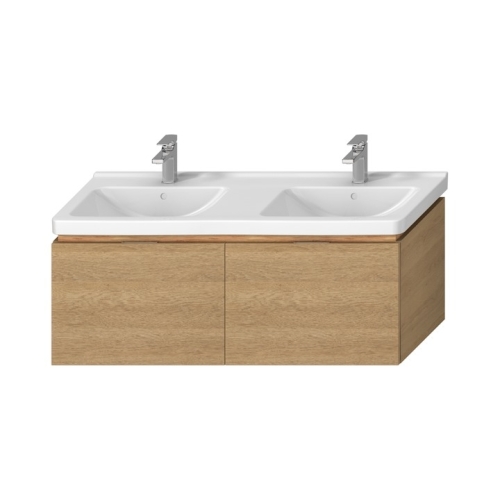 Jika Cubito Pure alsószekrény a 130 cm-es mosdóhoz, tölgy H40J4274015191