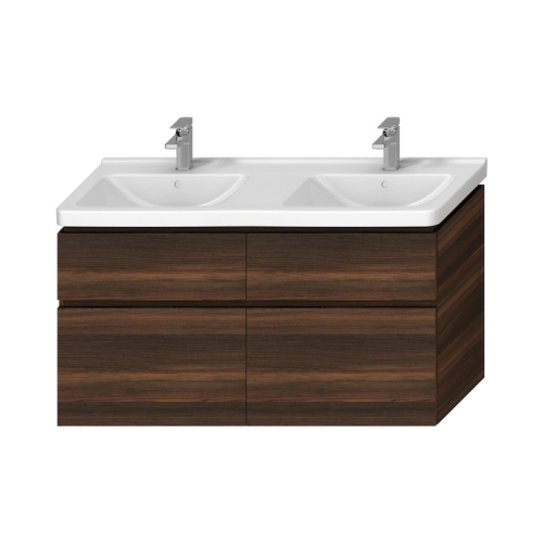 Jika Cubito Pure alsószekrény a 130 cm-es mosdóhoz, sötét fenyő H40J4274024611