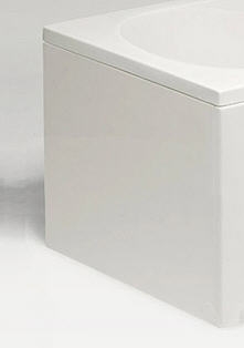 Excellent 70x56 cm kádoldallap OBEX.070.56WH