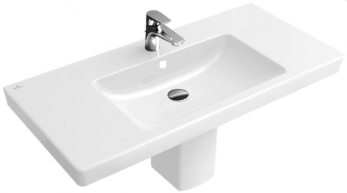Villeroy & Boch Subway 2.0 100x47 cm mosdó, túlfolyó nélkül CeramicPlus felülettel 7175 A1 R1 (7175A1R1)