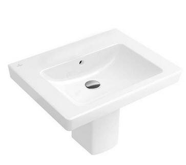 Villeroy & Boch Subway 2.0 65x47 cm mosdó, csaplyuk nélkül 7113 67 01 (71136701)