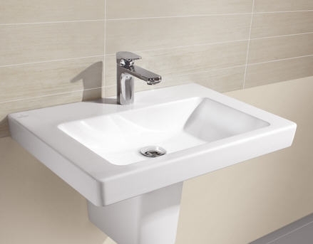 Villeroy & Boch Subway 2.0 60x47 cm mosdó, túlfolyó nélkül Ceramicplus felülettel 7113 61 R1 (711361R1)
