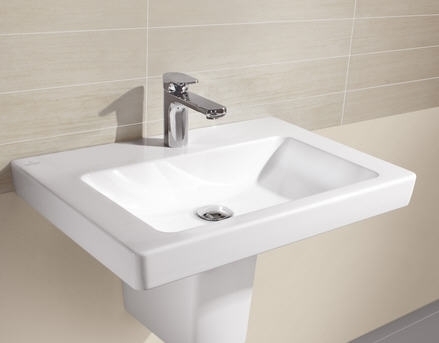 Villeroy & Boch Subway 2.0 55x44 cm mosdó, túlfolyó nélkül 7113 56 01 (71135601)