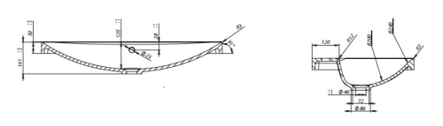 Cersanit Amao 80x45 cm mosdó K11-0113