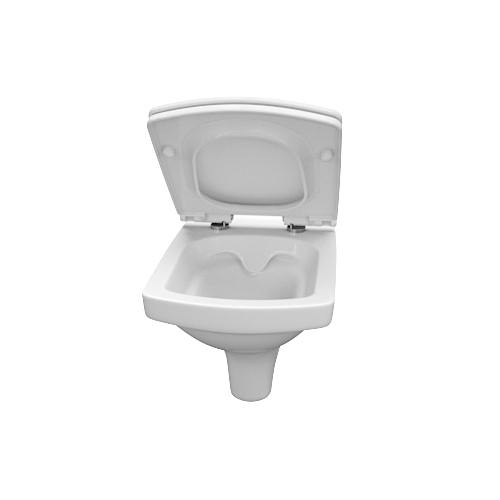 Cersanit Easy perem nélküli fali wc lassú záródású ülőkével K701-144