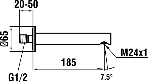 Laufen Twinplus kádbeömlő H3716200040601