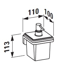 Laufen LB3 szappantartó H3846830040001
