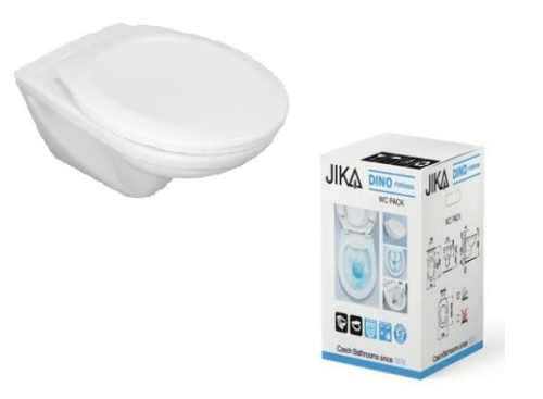 Jika Dino rimless fali WC lassú záródású wc ülőkével H8603770000001