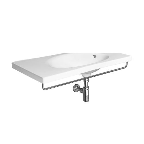 Jika Tigo 80 cm-es mosdó elejére szerelhető törölköző tartó, rozsdamentes acél H3812120040001
