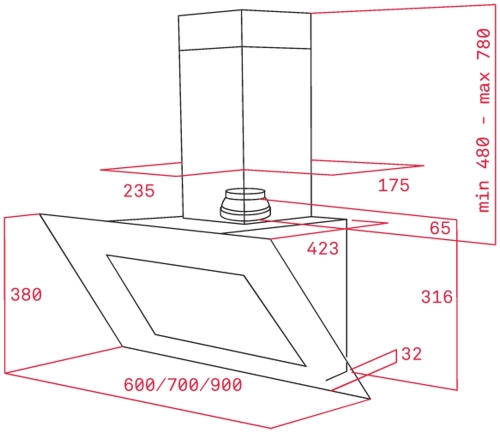 Teka DVT 680 B páraelszívó, fekete 40483530