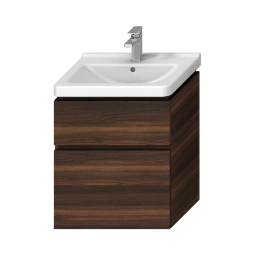 Jika Cubito Pure alsószekrény a 60 cm-es mosdóhoz 2 fiókkal, sötét fenyő H40J4234024611