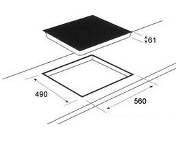 Teka TRS 645 Facette beépíthető kerámia főzőlap 10208064