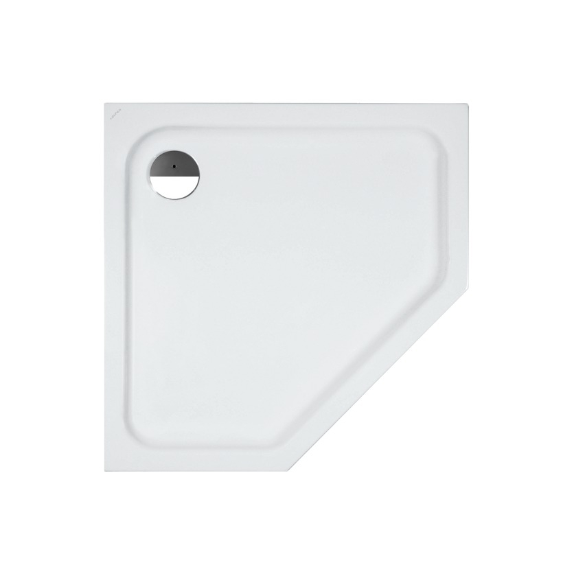 Laufen SOLUTIONS 90x90 cm ötszögletű zuhanytálca H2145020000001