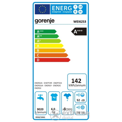 Gorenje WEI62S3 Automata mosógép (729376)