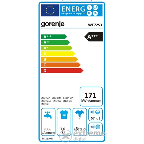 Gorenje WE72S3 Automata mosógép (729379)