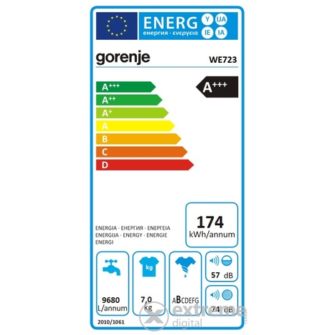 Gorenje WE723 Automata mosógép (729384)
