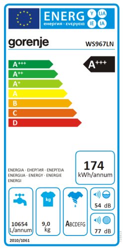 Gorenje WS967LN Automata mosógép