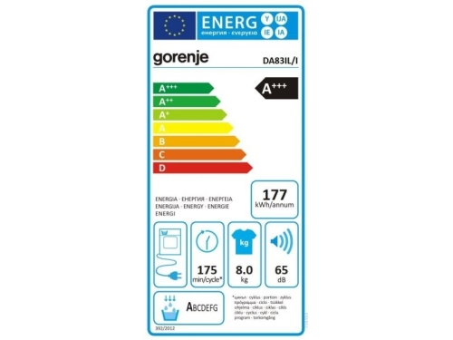 Gorenje DA83IL/I Kondenzációs szárítógép (729363)