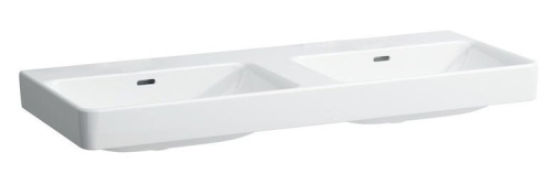 Laufen Pro S 120x46 cm dupla mosdó csaplyuk nélkül LCC felülettel H8149664001091 (8.1496.6.400.109.1)