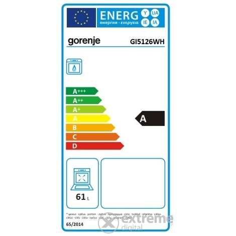 Gorenje GI5126WH Gáztűzhely