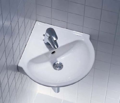 Laufen Pro B 49,5x50 cm sarok kézmosó LCC felülettel H8169564001041 (8.1695.6.400.104.1)