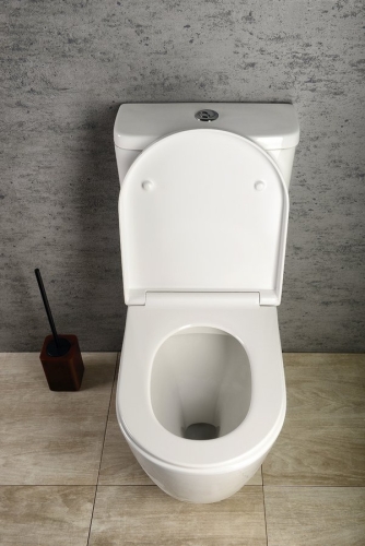 Sapho TURKU Rimless magasított monoblokkos wc, Soft-Close ülőkével (PC104)