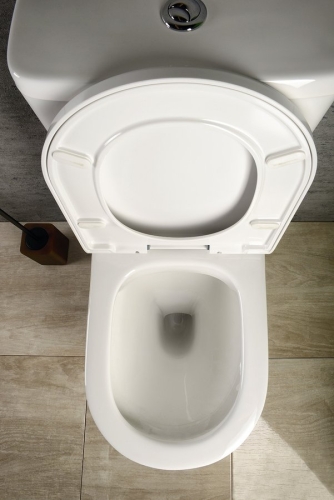 Sapho TURKU Rimless magasított monoblokkos wc, Soft-Close ülőkével (PC104)
