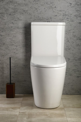 Sapho TURKU Rimless magasított monoblokkos wc, Soft-Close ülőkével (PC104)