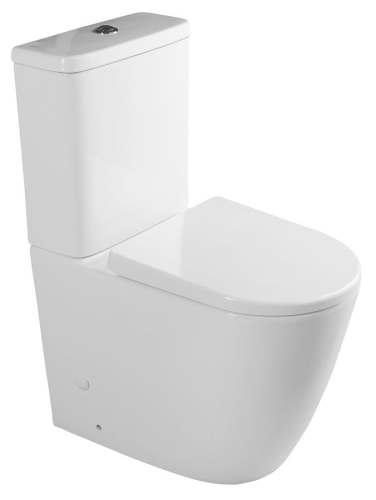 Sapho TURKU Rimless magasított monoblokkos wc, Soft-Close ülőkével (PC104)