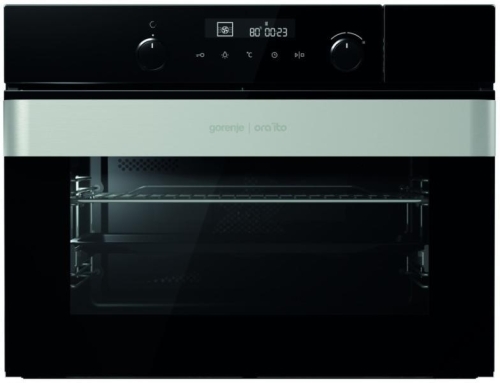 Gorenje BCS547ORAB Beépíthető kompakt sütő és gőzpároló kombi