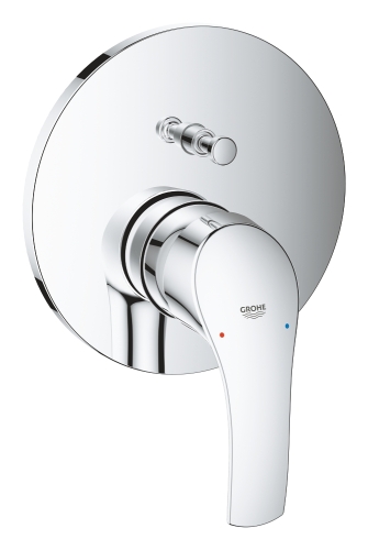 Grohe Eurosmart egykaros falba épített zuhanycsaptelep, 2 fogyasztóhoz 24043002