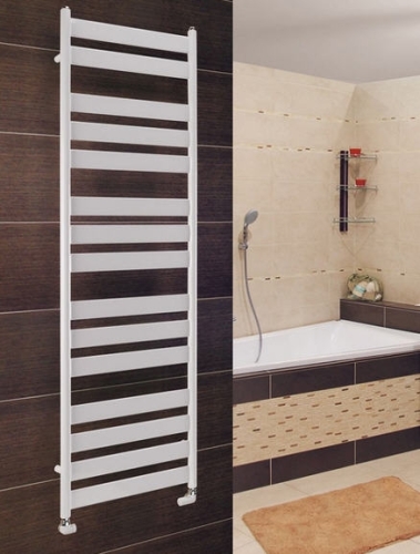 Zehnder Zeta 120x60 cm egyenes fürdőszobai radiátor, fehér PQ6-120-060