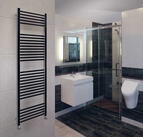 Zehnder Impa 140x50 cm egyenes fürdőszobai radiátor, króm IMP 140-050