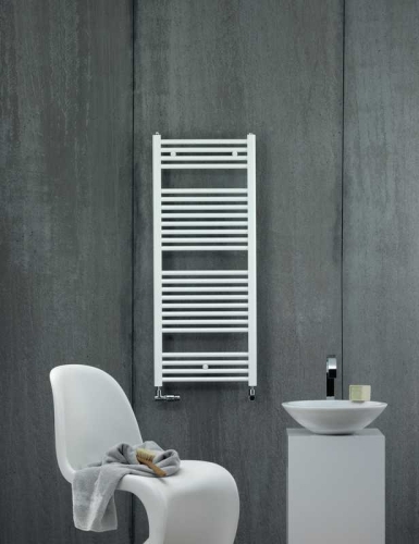 Zehnder Virando 150x60 cm egyenes fürdőszobai radiátor, fehér AB-150-060