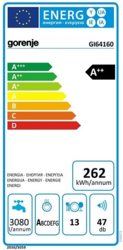 Gorenje GI64160 Beépíthető mosogatógép